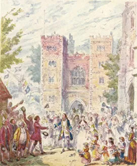 Randulph Crews Marriage with Hilda at Lambeth Church, (1842), 1903 Randulph Crews Marriage with Hilda at Lambeth Church, (1842), 1903
