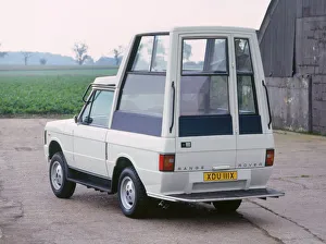 1986 Prints: Range Rover Pope Mobile 1986. Creator: Unknown