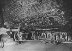 Cave Temple Prints: Rangiri Rock Temple, Dambulla, c1890, (1910). Artist: Alfred William Amandus Plate
