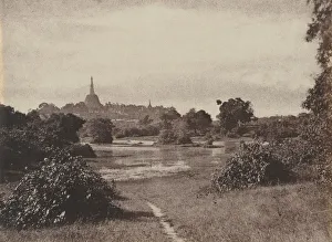 Rangoon. View Near the Lake, 1855. Creator: Captain Linnaeus Tripe (British, 1822-1902)