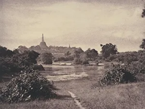 Rangoon: View near the Lake, November 1855. Creator: Captain Linnaeus Tripe Rangoon: View near the Lake, November 1855. Creator: Captain Linnaeus Tripe