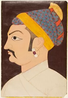 Opaque Watercolour And Gold On Paper Gallery: Rao Shiv Singh Chandrawat, c. 1720. Creator: Unknown