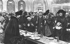 Joyful Prints: Rapatries a Evian; en ecoutant la Marseillaise on chante