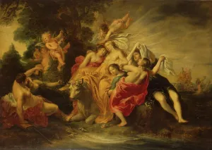 1640 Prints: Rape of Europa, 1640. Creator: Cornelis Schut I