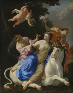 Desire Prints: The Rape of Europa, 1640. Creator: Simon Vouet