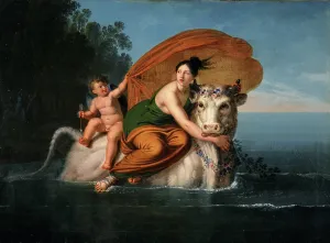 Hermes Prints: The Rape of Europa, 1828-1829. Creator: Patania, Giuseppe (1780-1852)