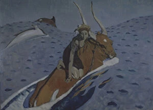 Images Dated 4th September 2014: The Rape of Europa. Artist: Serov, Valentin Alexandrovich (1865-1911)