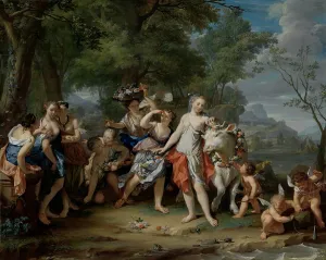 Europa Prints: The Rape of Europa, c.1735-c.1740. Creator: Nicolaas Verkolje