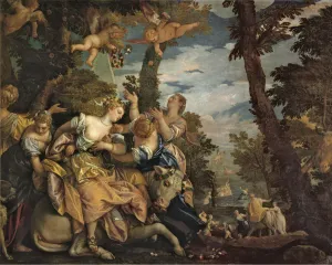 Hermes Prints: The Rape of Europa, ca 1574. Creator: Veronese, Paolo (1528-1588)