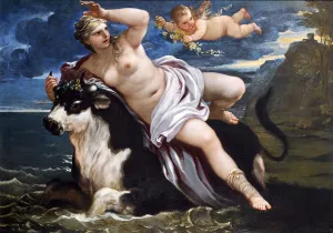 Hermes Prints: The Rape of Europa. Creator: Giordano, Luca (1632-1705)