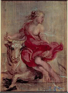 16th 17th Centuries Prints: The Rape of Europe, by Peter Paul Rubens