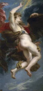 Ganymede Prints: The Rape of Ganymede, 1636-1638. Artist: Rubens, Pieter Paul (1577-1640)