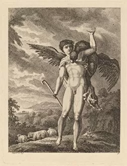 Abducting Gallery: The Rape of Ganymede, 1769 / 71. Creator: Salomon Gessner