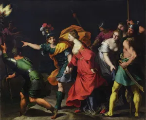 Aphrodite Prints: The Rape of Helen, First Half of 17th century. Creator: Turchi, Alessandro (1578-1649)