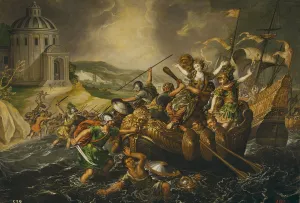 Helen Of Troy Gallery: The Rape of Helen, Mid of 17th cen.. Artist: Corte, Juan de la (1585-1662)