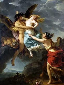 Musee Des Beaux Arts Gallery: The Rape of Orithyia, 1782. Creator: Vincent, Francois Andre (1746-1816)