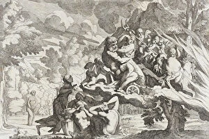 Cherub Collection: The Rape of Persephone, between c1650 and c1655. Creators: Pietro Testa, Giovanni Cesare Testa