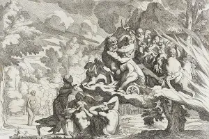 Testa Pietro Prints: The Rape of Persephone, between c1650 and c1655
