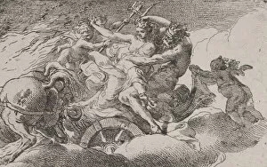 Images Dated 16th August 2021: Rape of Persephone, ca. 1755-90. ca. 1755-90. Creator: Gaetano Gandolfi