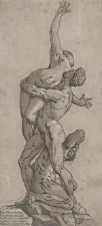 Bologna Gallery: Rape of a Sabine Woman, 1584. Creator: Andrea Andreani