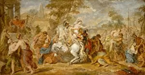 Abducting Gallery: The Rape of the Sabine Women, c. 1770. Creator: Unknown