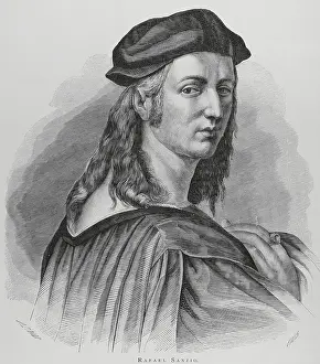 Architect Prints: Raphael, (1483-1520), Italian Renaissance artist, 1883. Creator: Marcelo Paris
