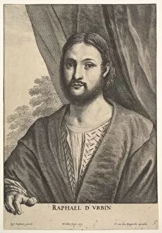 Sanzio Collection: Raphael, 1651. Creator: Wenceslaus Hollar