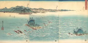 Rapids at Naruto, 1857. 1857. Creator: Ando Hiroshige