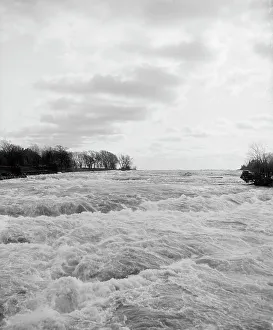 Bleak Prints: The Rapids, Niagara Falls, N.Y. between 1900 and 1910. Creator: Unknown