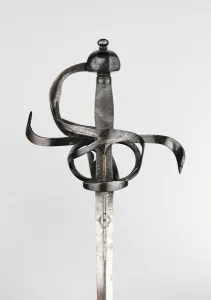 Dresden Prints: Rapier of the Guard of the Duke-Electors of Saxony, Dresden, 1590 / 1600. Creator: Unknown