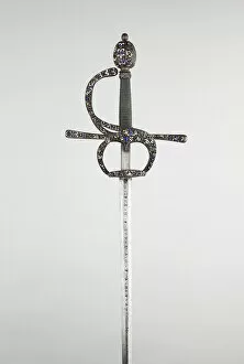 Arms Collection: Rapier, Spain, Hilt: 19th century in the style of c. 1600 Blade: c. 1600