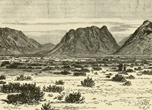 Rocky Prints: The Ras Sufsafeh (Mount Sinai), 1890. Creator: Unknown
