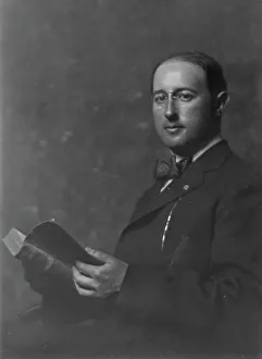Degree Prints: Rasenbach, Abraham S.W. Dr. portrait photograph, 1917 or 1918. Creator: Arnold Genthe