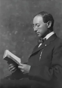 Rasenbach, Abraham S.W. Dr. portrait photograph, 1917 or 1918. Creator: Arnold Genthe