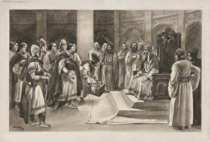Courtiers Prints: Rastislav's message in Constantinople