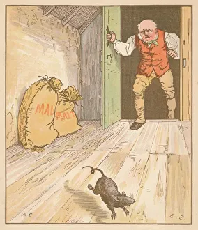 Store Prints: The rat ate the malt... c1878. Creator: Randolph Caldecott