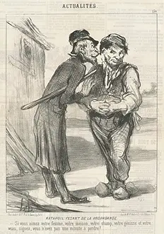 Farmer Prints: Ratapoil Fesant de la Propagande, June 19, 1851. Creator: Honore Daumier