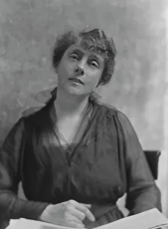 Questioning Prints: Rathbone, Joel, Mrs. portrait photograph, 1916. Creator: Arnold Genthe