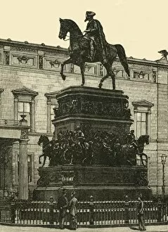 Statues Collection: Rauchs Statue of Frederick the Great, Berlin, 1890. Creator: Unknown