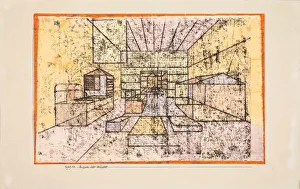 Raum der Hauser (Room of the houses), 1921. Creator: Klee, Paul (1879-1940)