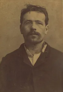Identification Prints: Ravachol. Francois Claudius Kœnigstein. 33 ans