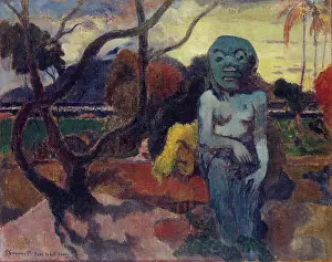Belief Prints: Rave te hiti aamu, (The Idol), 1898. Creator: Paul Gauguin