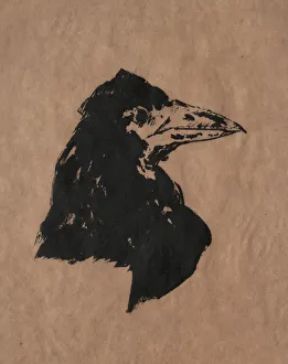 Raven Head. Creator: Edouard Manet (French, 1832-1883)