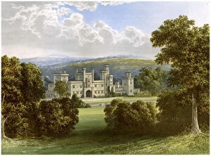 Images Dated 27th November 2008: Ravensworth Castle, County Durham, home of the Earl of Ravensworth, c1880