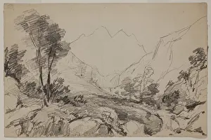John William Prints: Ravine in the Mountains, 19th century. Creator: John William Casilear