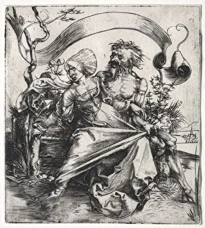 Late 15th Century Prints: The Ravisher, c. 1495. Creator: Albrecht Dürer (German, 1471-1528)