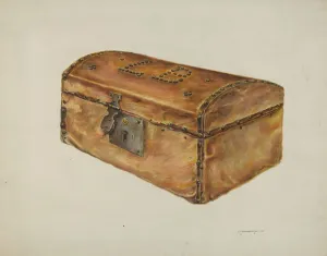 Gerald Transpota Prints: Rawhide Chest, c. 1937. Creator: Gerald Transpota