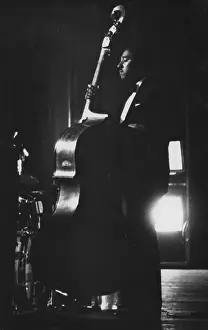 Bass Player Prints: Ray Brown, c1965. Creator: Brian Foskett