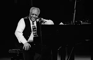 Brecon Prints: Ray Bryant, Brecon Jazz Festival, Brecon, Wales, Aug 2002. Creator: Brian O Connor
