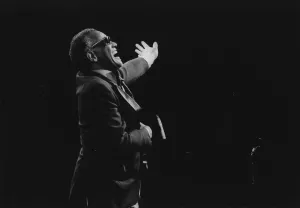 Enthusiasm Prints: Ray Charles, Capital Radio Jazz Festival, Knebworth, 1982. Creator: Brian Foskett